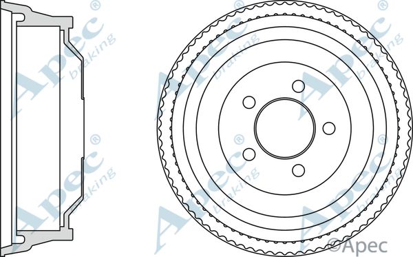 APEC BRAKING Тормозной барабан DRM9170